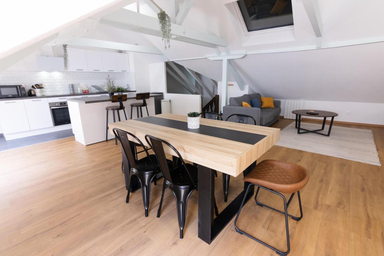 Appartement Atypique Proche Gare/ Dans L'Hyper-Centre Spacieux Pour 6P Au Coeur De Мюлуз Экстерьер фото