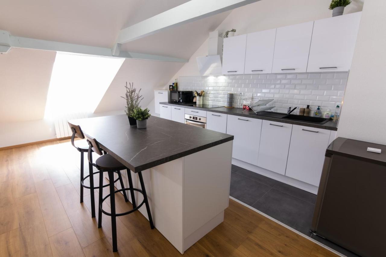 Appartement Atypique Proche Gare/ Dans L'Hyper-Centre Spacieux Pour 6P Au Coeur De Мюлуз Экстерьер фото
