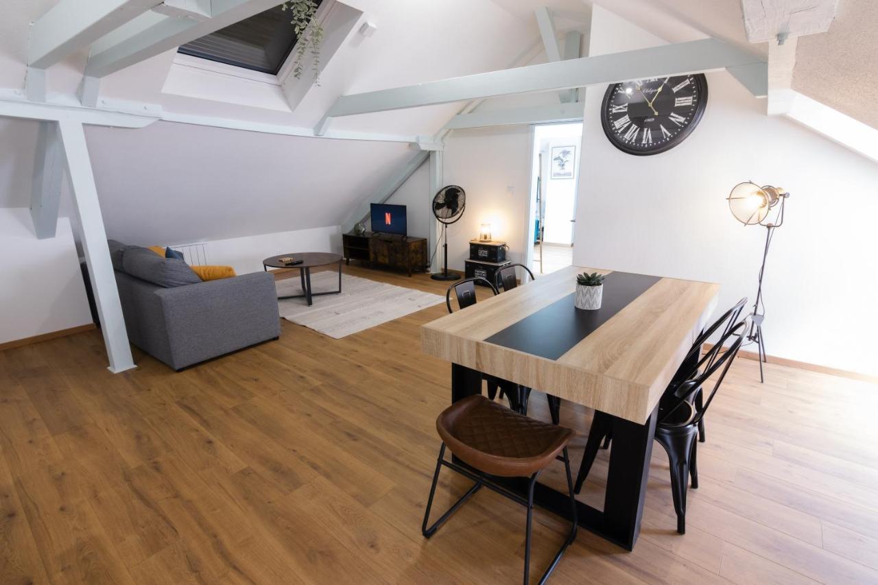 Appartement Atypique Proche Gare/ Dans L'Hyper-Centre Spacieux Pour 6P Au Coeur De Мюлуз Экстерьер фото