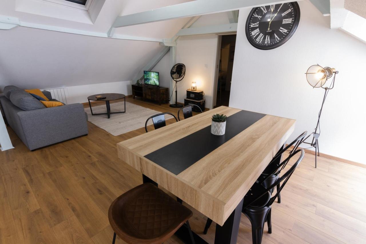 Appartement Atypique Proche Gare/ Dans L'Hyper-Centre Spacieux Pour 6P Au Coeur De Мюлуз Экстерьер фото